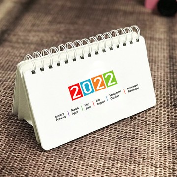 2022年商務周歷創意效率手帳臺歷小型日月歷ins風擺件計劃記事本