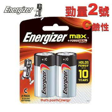 Energizer 勁量 2號 C 鹼性電池 12顆入 /盒｜領券最高折$220