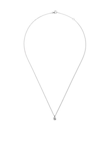 De Beers Jewellers - 18kt white gold My First De Beers DB Classic diamond pendant necklace - women - 18kt White Gold/Diamond - One Size