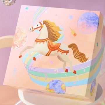 【冊子】馬上Happy｜馬年限定單層禮盒｜彩馬樂章｜堅果塔餅乾