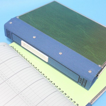 自強牌 26孔活頁帳簿夾 2620 /一箱12本入(定580) 附5色分段紙 205mm x 40mm x 280mm【APP滿額下單10%點數(單一帳號最高5000點)】1/31止