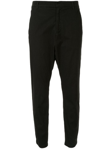 Nili Lotan - cropped slim-fit trousers - women - Spandex/Elastane/Cotton - 2 - Black