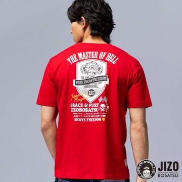 地藏小王 BLUE WAY – 賽車標章短TEE(紅)