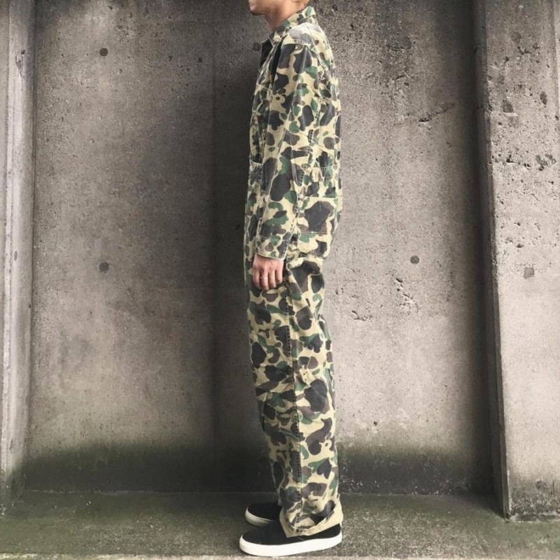 ヒューストン HOUSTON つなぎ OVERALL - GR CAMO （80%OFF） | LINE ...