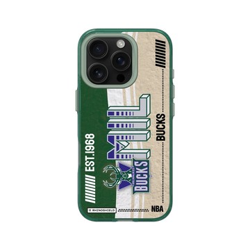 iPhone 16 Pro Clear 憂墨綠 - NBA - 復古球員卡-密爾瓦基公鹿 Milwaukee Bucks - Vintage Card