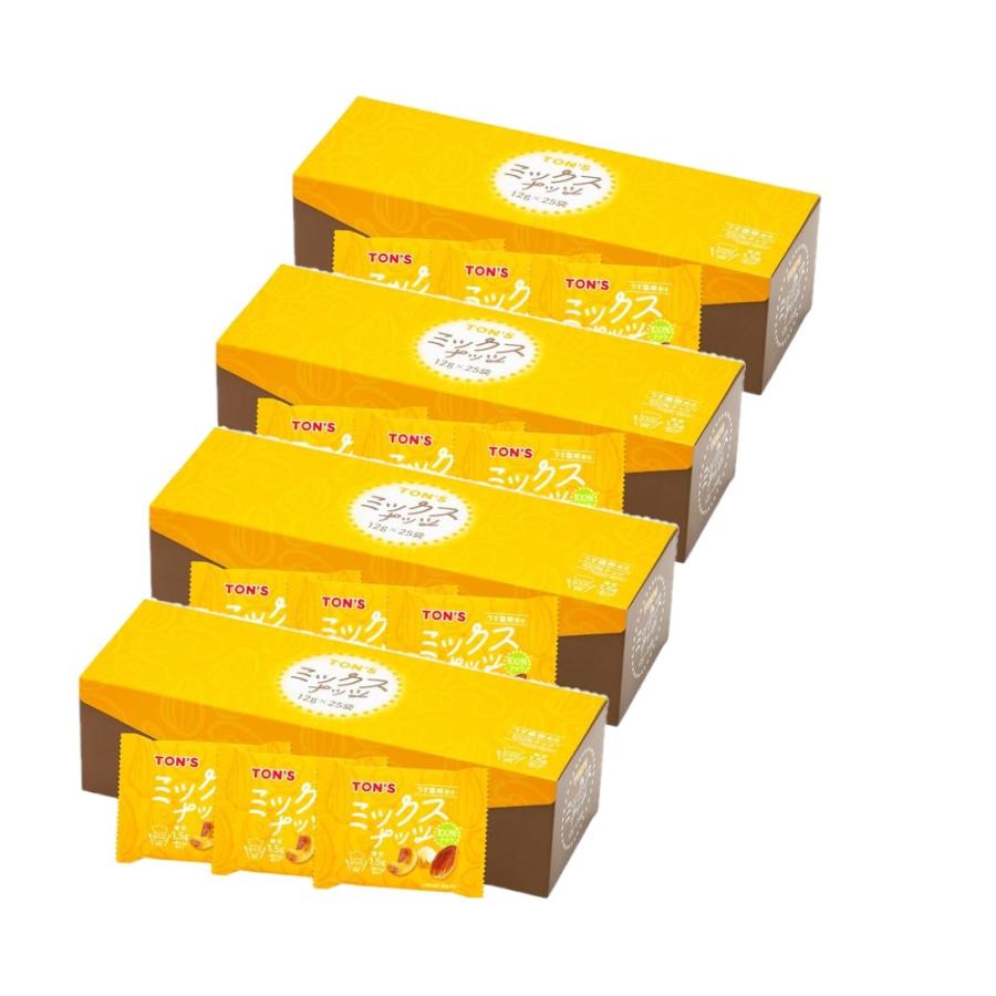 東洋ナッツ食品 TON'S ミックスナッツ 12g x 25袋入