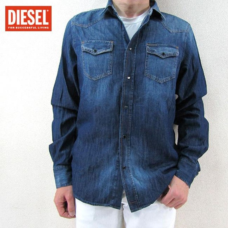 ディーゼル DIESEL メンズ 長袖シャツ デニムシャツ NEW-SONORA-T/01