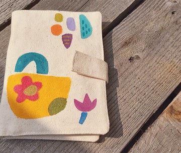 【純手繪】護照套 | 小筆記書套 | 帆布