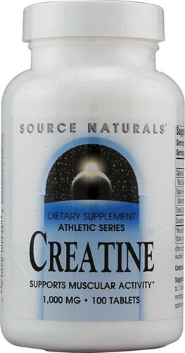 Source Naturals Creatine 1000 mg - 100 Tablets