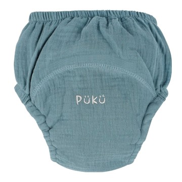 PUKU 藍色企鵝 雲感波浪學習褲  夜藍  1件  M