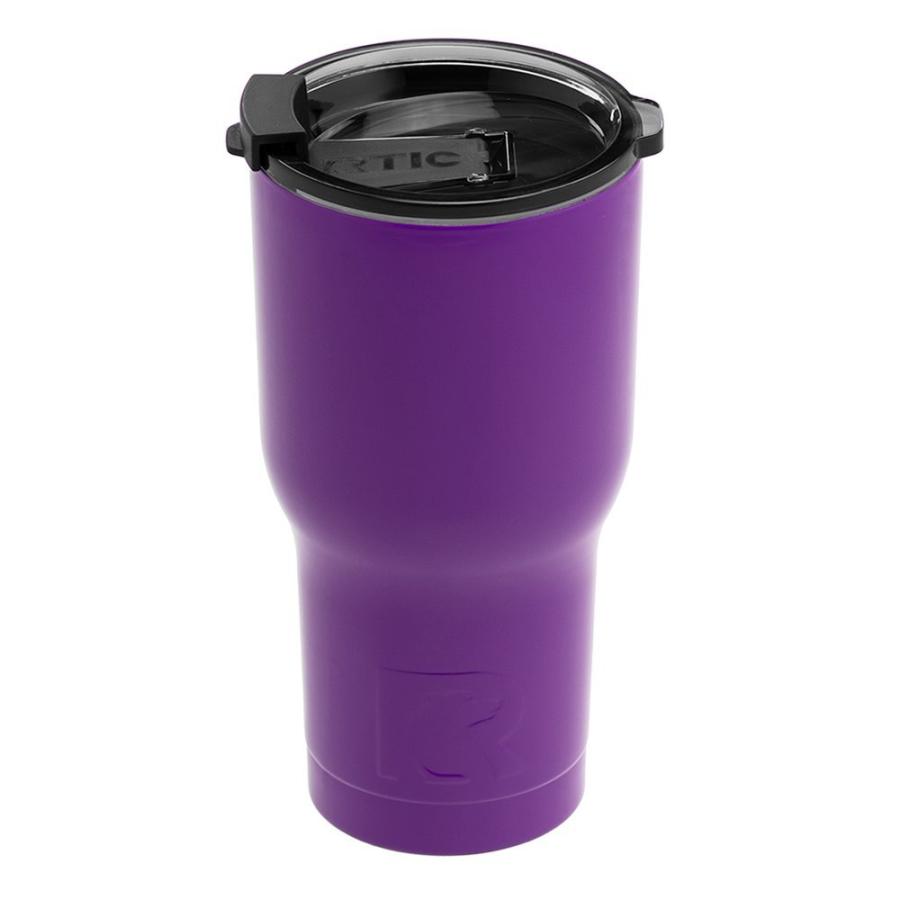 RTIC DOUBLE WALL VACUUM INSULATED TUMBLER, 20 OZ, PURPLE