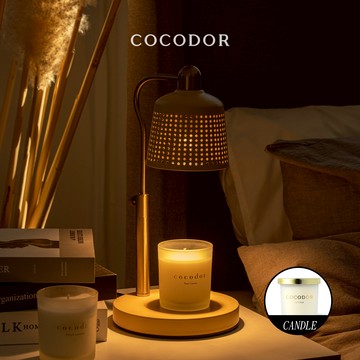 【COCODOR】可調式復古融燭燈+大豆蠟燭130g