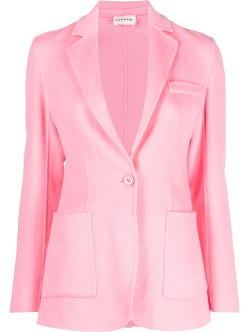 P.A.R.O.S.H. - single-breasted tailored blazer - women - Cashmere/Wool - S - Pink