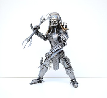 異星獵人雕塑，驚豔銲接工藝，超酷生日禮物 (A2/B)