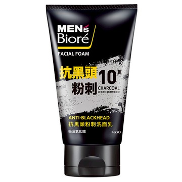 MEN'S Biore抗黑頭粉刺洗面乳  100g  1條