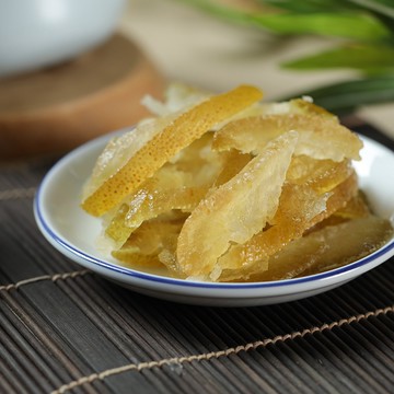 【 赤柑食品 】- 台灣黃金柚子皮 300克 ( 台灣製造 柚子 柚子皮 可沖泡 無添加 果乾 蜜餞 零食 )