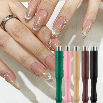 強力貓眼磁棒 圓柱形  貓眼磁鐵 吸鐵石 硅膠磁鐵棒 美甲工具