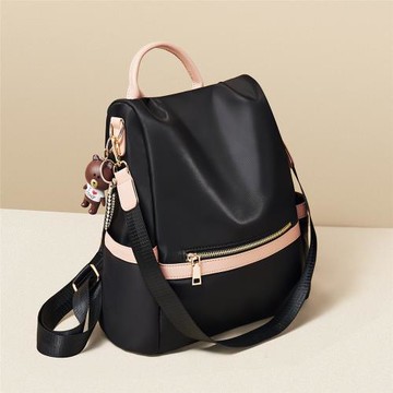 金狐貍雙肩包包女新款2025時尚大容量輕便防盜旅行女士背包高級感