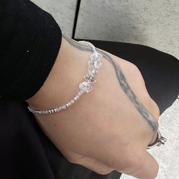 美國雙尖赫爾基蒙閃靈鑽 | 5-7mm 'Healing' Bracelets