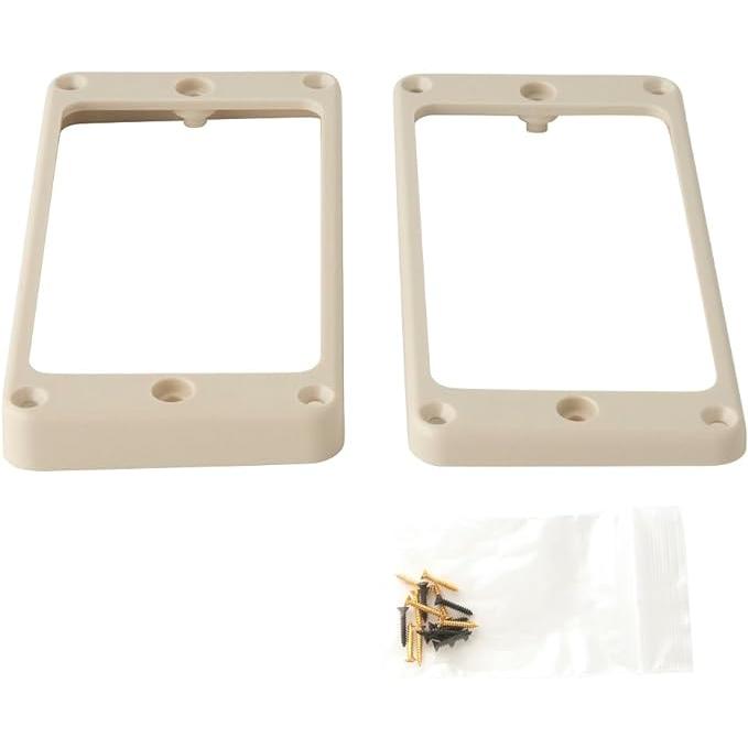 PRS Humbucker Pickup Rings Ivory Universal Angle