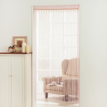 Cotton Field 棉花田傢飾 蔓莎水晶金蔥線簾  150 x 85cm  粉紅色