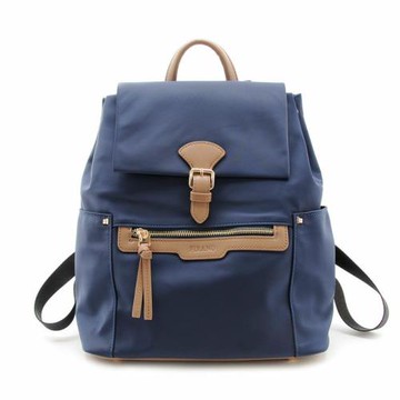 FIRANO-防水輕量尼龍翻蓋背包(海軍藍)