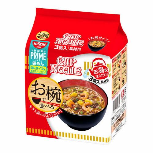 日清食品 お椀カップヌードル 3食 96g ×9 メーカー直送