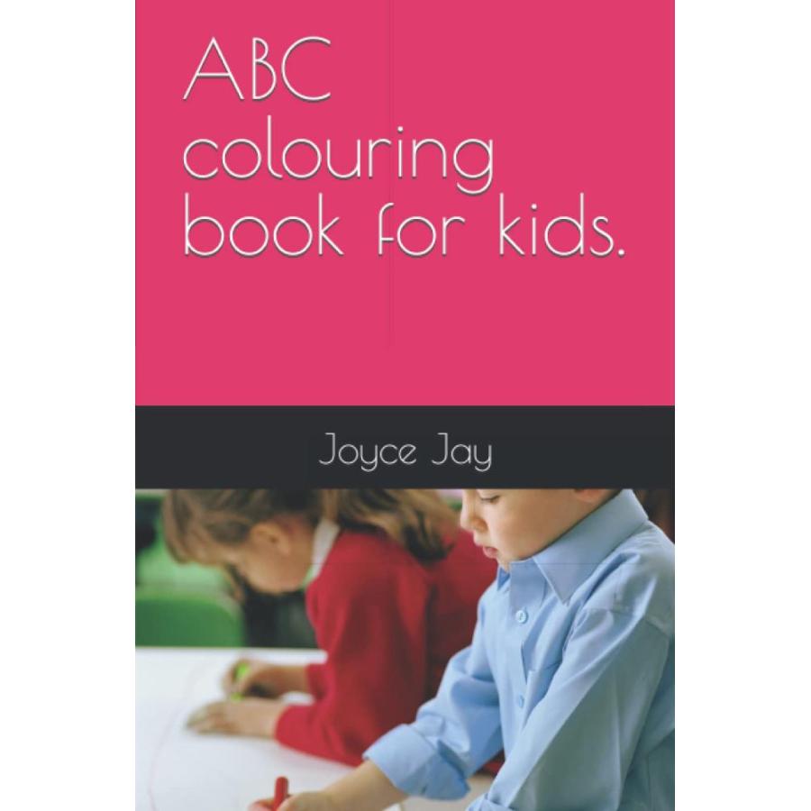 ABC colouring book for kids.