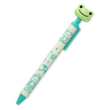 小禮堂 Pickle the frog 泡菜蛙 造型原子筆 0.7mm 黑 (大頭款)