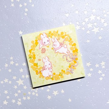 含羞草與兔子便條紙 | 備忘錄