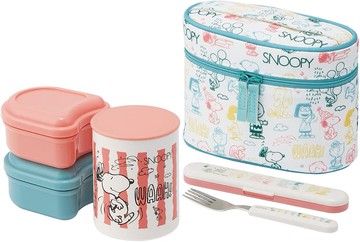 日本 Skater 斯凱達 保溫便當盒 午餐罐 史努比  Osamu!! 560毫升 KCLJC6AG-A 日本代購