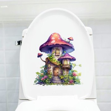 【MR.ZAKKA】創意萬用裝飾貼紙-童趣主題 可愛卡通奇幻磨菇 C款 兒童房布置 DIY可移式壁貼 無痕壁貼 牆貼