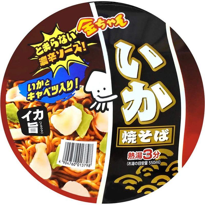 徳島製粉 金ちゃんいか焼そば 129g ×12個