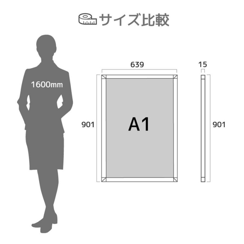 看板 a1 壁 壁掛け 壁付け ライト led 店舗用 電気 発光 ライトパネル