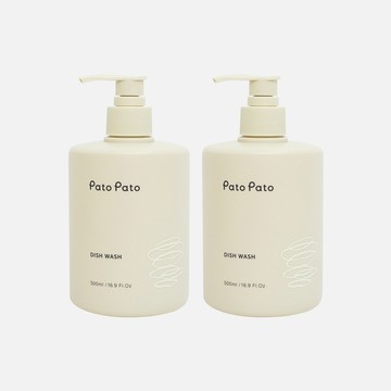 下殺960 Pato Pato 碗盤清潔液 2入組 | 快速清潔油垢/無毒洗碗精/酵素洗碗精/天然洗碗精