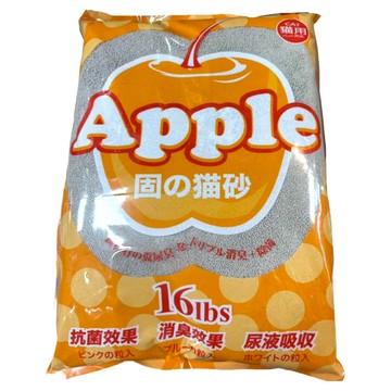 apple 嚴選細球砂 貓礦砂 0.5mm  1個  蘋果味  7.2kg