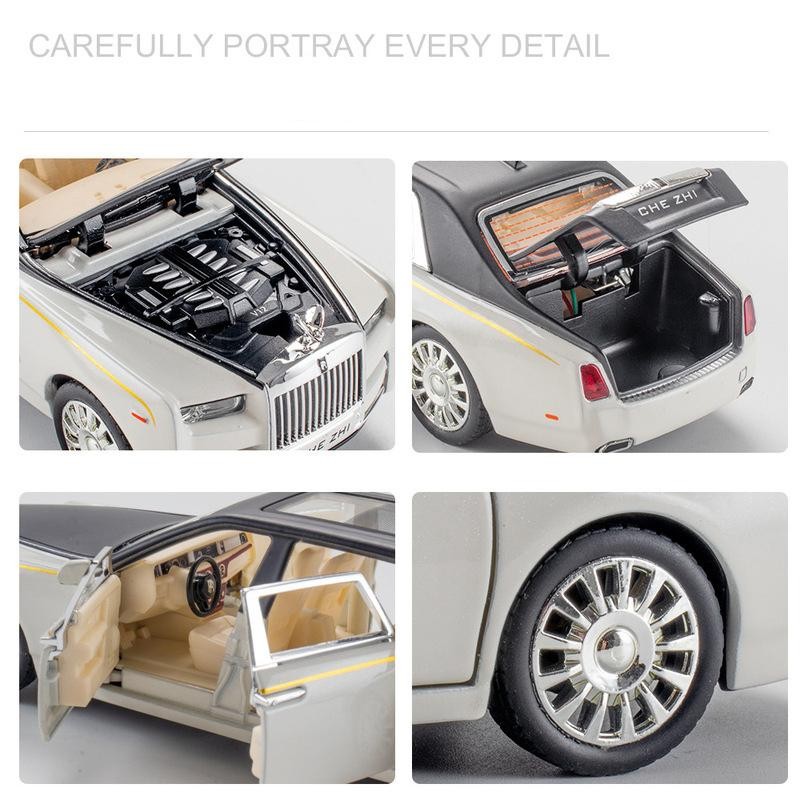 ロールスロイス ファントム 1/32 ミニカー 全6色 ライト点灯