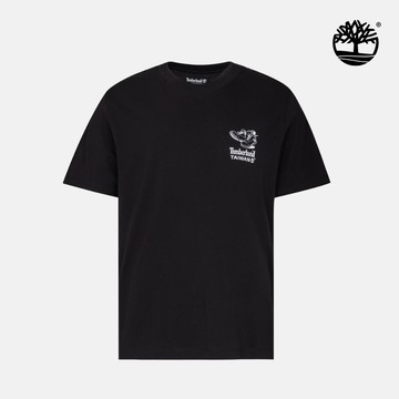Timberland 黑色台灣限定款經典黃靴短袖T恤|0YHR3L15