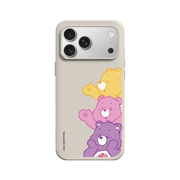 iPhone 17 Pro Max SolidX 貝殼灰 - Care Bears - 疊疊樂