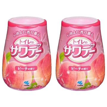 小林製藥 果凍消臭芳香劑 蜜桃香 浴室廁所除臭  140g  2罐