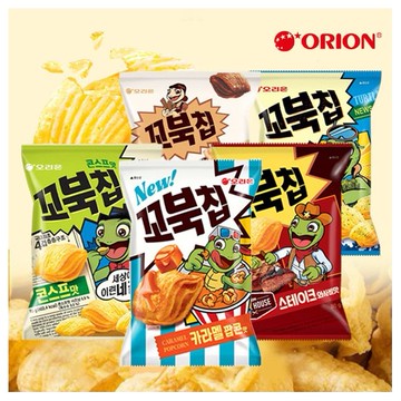 韓國 好麗友~烏龜玉米脆片(72g / 80g) 款式可選