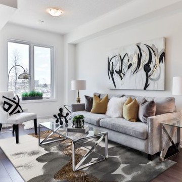 【山德力】時尚現代風地毯 160X230CM 璟宜-白