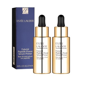 【即期品特降出清買一送一↘】ESTEE LAUDER雅詩蘭黛 粉保濕膠原澎澎妝前精華27ml 專櫃公司貨  (效期202603)