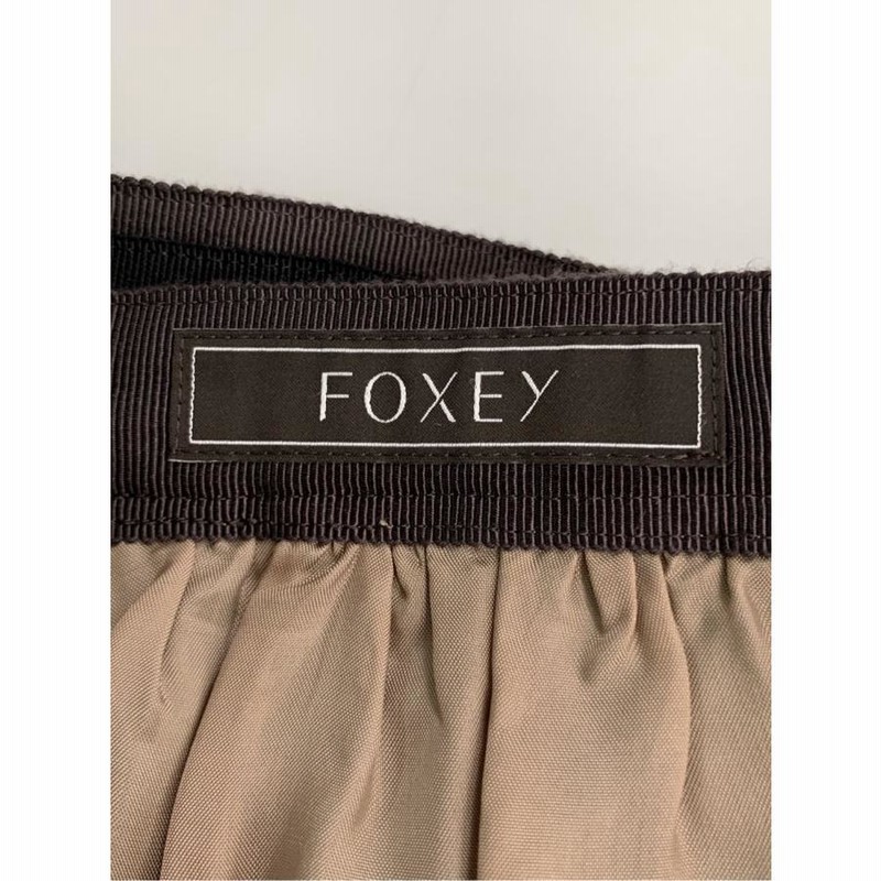 フォクシーブティック スカート Skirt フラワー刺繍 チュール