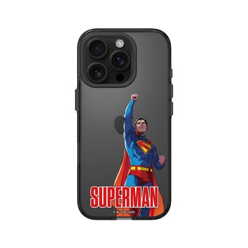 iPhone 16 Pro Clear (相機按鈕) 酷墨灰 - Superman - Superman-準備出發！
