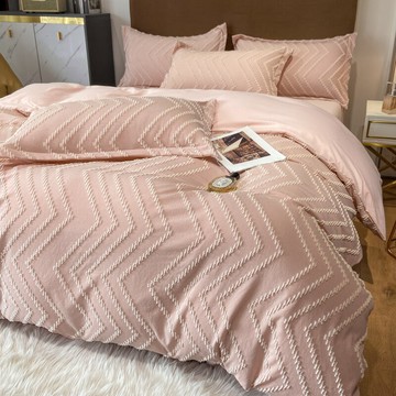 加厚磨毛韓式大小姐剪花床單四件套純棉全棉四季通用柔軟被套床笠床單組被單組床具