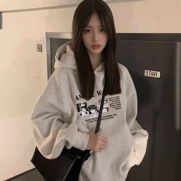ins風 帽t 帽踢 美式帽t 刷毛帽t 加絨 連帽衛衣 長袖上衣 重磅帽t 長袖衛衣 美式復古上衣 寬鬆帽踢 秋冬上衣