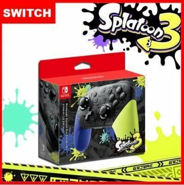 【Nintendo 任天堂】Switch 斯普拉遁3 PRO控制器(全新公司貨)