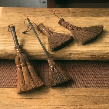 茶盤茶臺刷子不掉毛養壺筆毛刷茶漬刷棕櫚鬃刷茶道配件六君子掃水