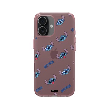 iPhone 17 Clear (相機按鈕) 晶醺玫 - 迪士尼-史迪奇 Disney Stitch - 史迪奇 Stitch - Cool Pattern